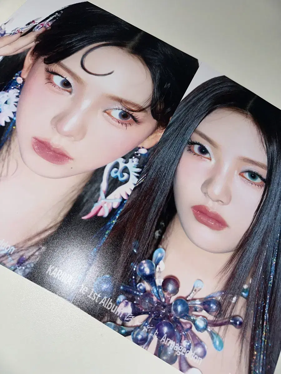 Aespa pop up rina ningning poster 2 bulk wts