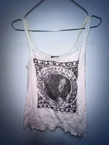 Hysteric glamour 레어 니트 레이스 탱크탑