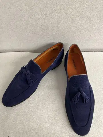 MAGNANNI 마그나니 스웨이드 태슬 로퍼 39 네이비