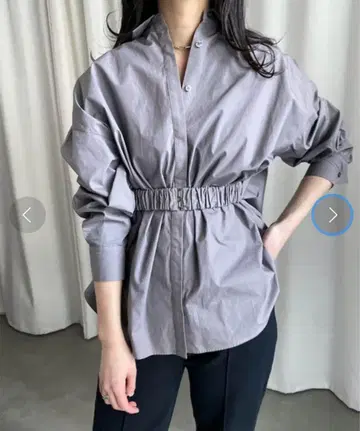 아메리 빈티지 가더 벨트 오버 셔츠