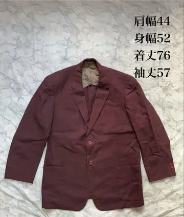 Inoue 테일러드 자켓 오사카 제 와인 레드