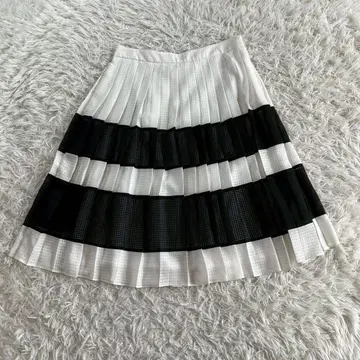 BANANA REPUBLIC 플리츠 스커트 보더 플레어 스커트