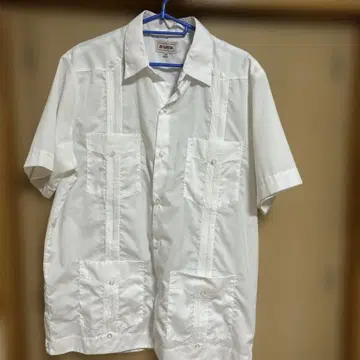 My Cuban Store 화이트 반팔 셔츠 M