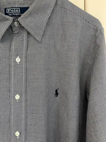 Ralph Lauren 하운드투스 체크 패턴 긴팔 셔츠