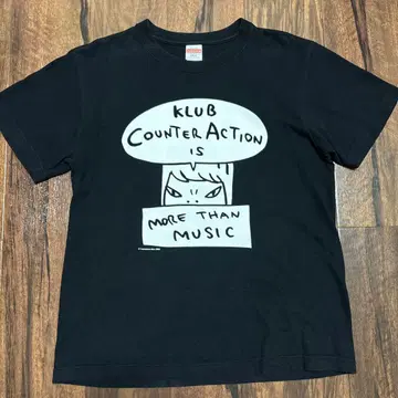 나라 미치 티셔츠 KLUB COUNTER ACTION 수주 생산품