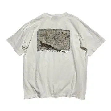 90's BANANA REPUBLIC USA제 도마뱀 티셔츠