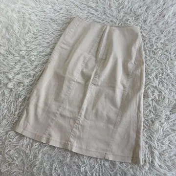 MK MICHEL KLEIN 타이트 스커트 코튼 혼방 무릎 기장 스커트