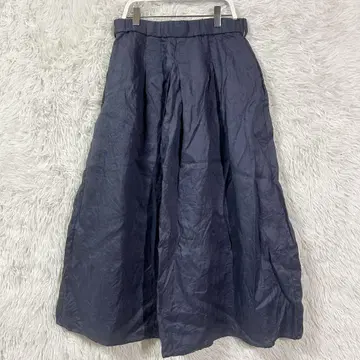 DoCLASSE 두클라쎄 린넨 턱이 있는 롱 스커트