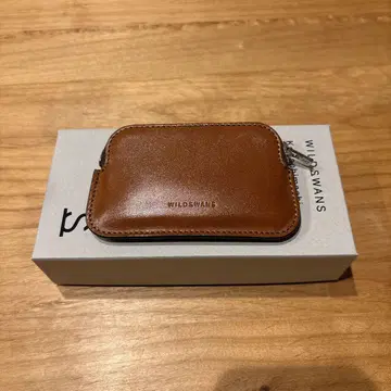 WILDSWANS 브라운 코인 케이스 minas