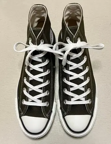 컨버스 일본제 올스타 J 카키 HI 24.5cm 새상품