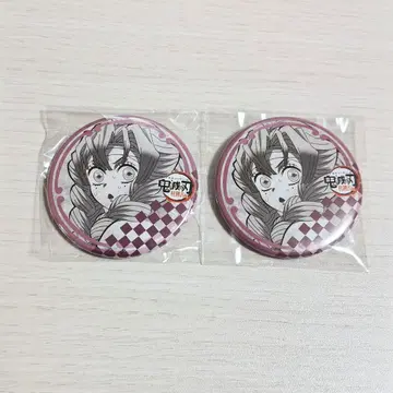 귀멸의 칼날 복권 캔뱃지 칸로지 미츠리 2개 세트