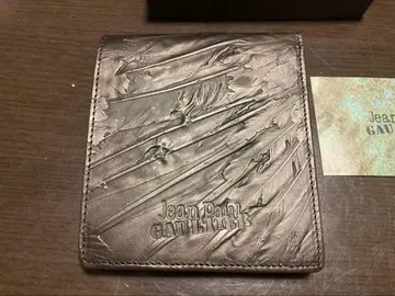 Jean Paul Gaultier 블랙 검정 접이식 지갑