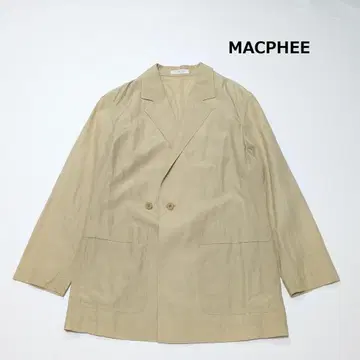 MACPHEE 맥피 에어리 슬라브 테일러드 자켓