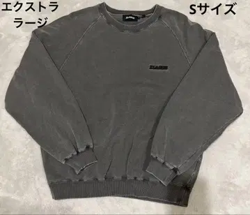 XLARGE 그레이 맨투맨 S 사이즈 트레이닝복 자수 로고