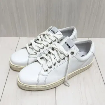 노베스타 ITOH CLASSIC 가죽 스니커즈 37 화이트 ECRU