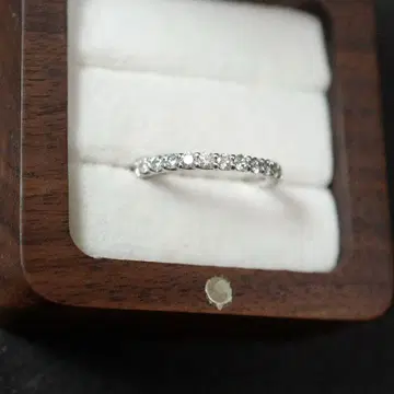 플라티나 900 풀 이터니티 다이아몬드 반지 1.095ct 10호