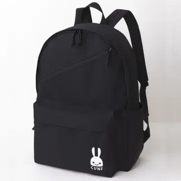 CUNE 토끼 와펜 포함 빅 백팩 미니 미니 러버 참 포함