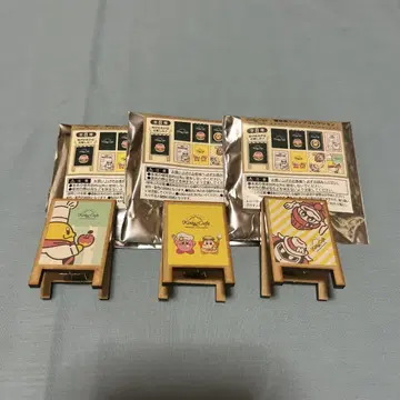 커비 카페 간판 클립 3개 세트