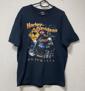 90s 할리데이비슨 캥거루 라이더 페이드 티셔츠