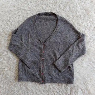 NATURAL VINTAGE V넥 가디건 긴팔 가디건