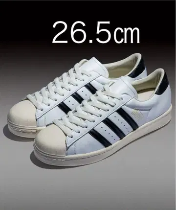 화이트/블랙 스니커즈 26.5cm