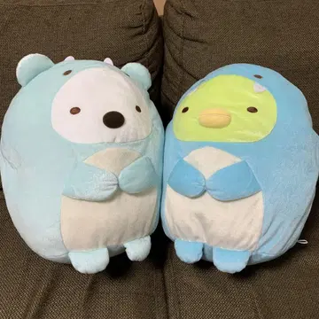 스미코구라시 펭귄? 시로쿠마 공룡이 된 봉제 인형 XL