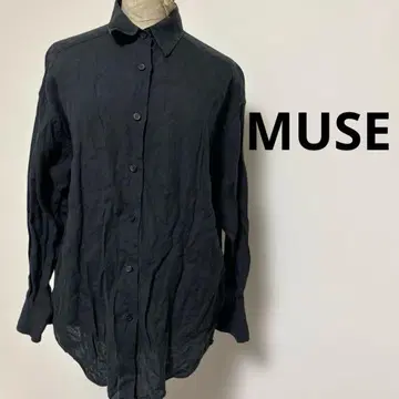 MUSE 린넨 셔츠 블라우스 2way