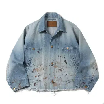 더블렛 컷 오프 데님 커버올 24AW
