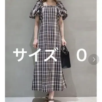스나이델 볼륨 슬리브 내로우 원피스