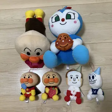 호빵맨 봉제 인형 세트