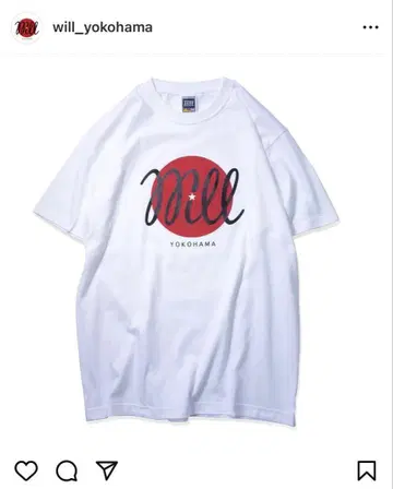 구준 착용 will yokohama hinomaru TEE