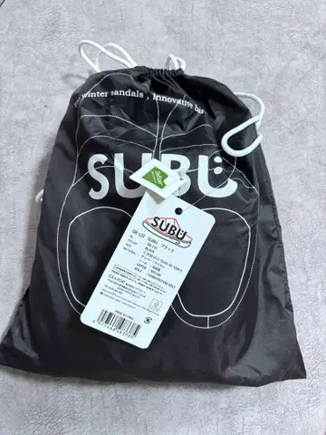 SUBU 블랙 샌들 26-27.5