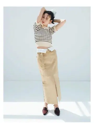 LILY BROWN 하이 웨스트 롱 스커트