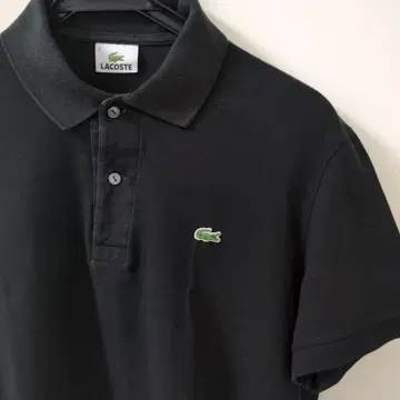 라코스테 블랙 피케 셔츠 사이즈 4 L