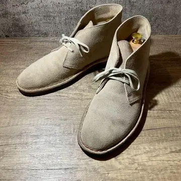 클락스 Clarks 처카 부츠 데저트 부츠 스웨이드 아이보리