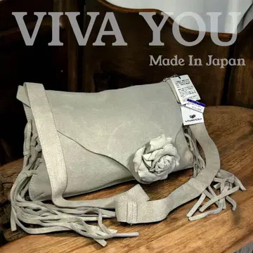 미사용 VIVA YOU 숄더백 사코슈 피그스킨 그레이지