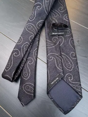 THE SUIT COMPANY 페이즐리 무늬 넥타이