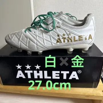 ATHLETA 화이트 스파이크 27.0cm