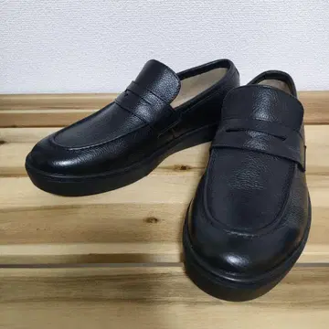 문스타 gently 블랙 로퍼 미사용 GE103 26.0cm
