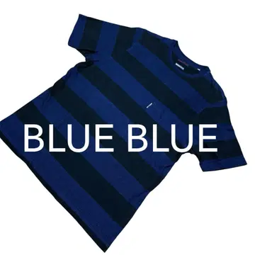 BLUE BLUE INDIGO DYE 티셔츠 사이즈 2 네이비
