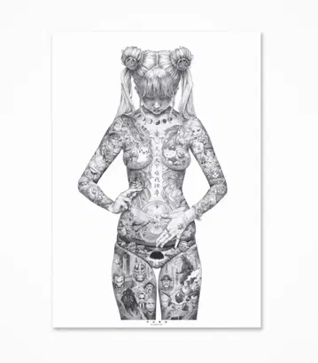 헤이세이 성모 A2 포스터 Shohei Otomo 작품