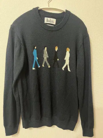 THE BEATLES 크루넥 니트 스웨터