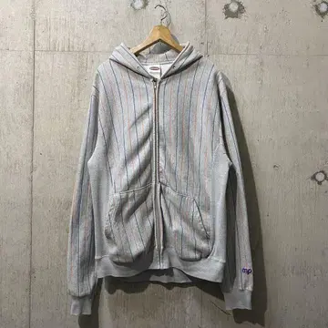 2000년대 명작 스트라이프 지퍼 후드 집업