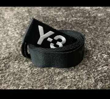 Y-3 블랙 벨트 사이즈 M 125cm