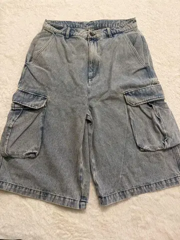 Wudge Boy 데님 카고 팬츠