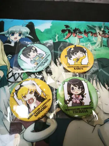 MADOGATARI 전 컬렉션 캔뱃지 마도카 마기카, 바케모노가타리