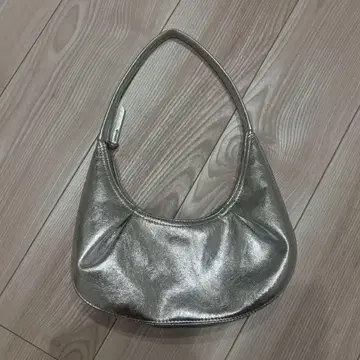 자라 핸드백 실버 숄더백