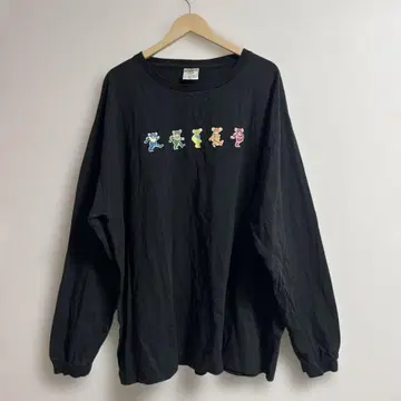 B&T CLUB Grateful Dead 긴팔 티셔츠 컬러풀 베어