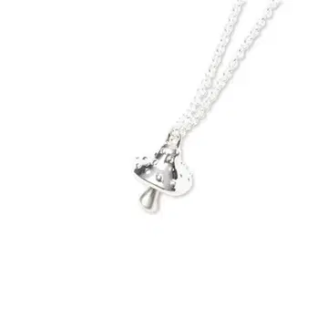 앰부쉬 목걸이 mushroom charm 액세서리 귀걸이