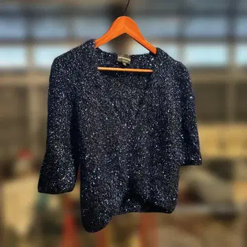Emporio Armani 네이비 반소매 가디건 42